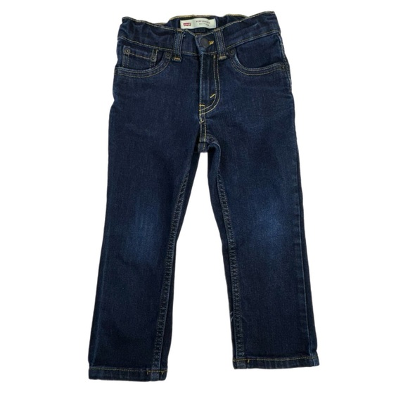 Levi's Boys Performance 511 Slim Dark Wash Jeans - Picture 1 of 8